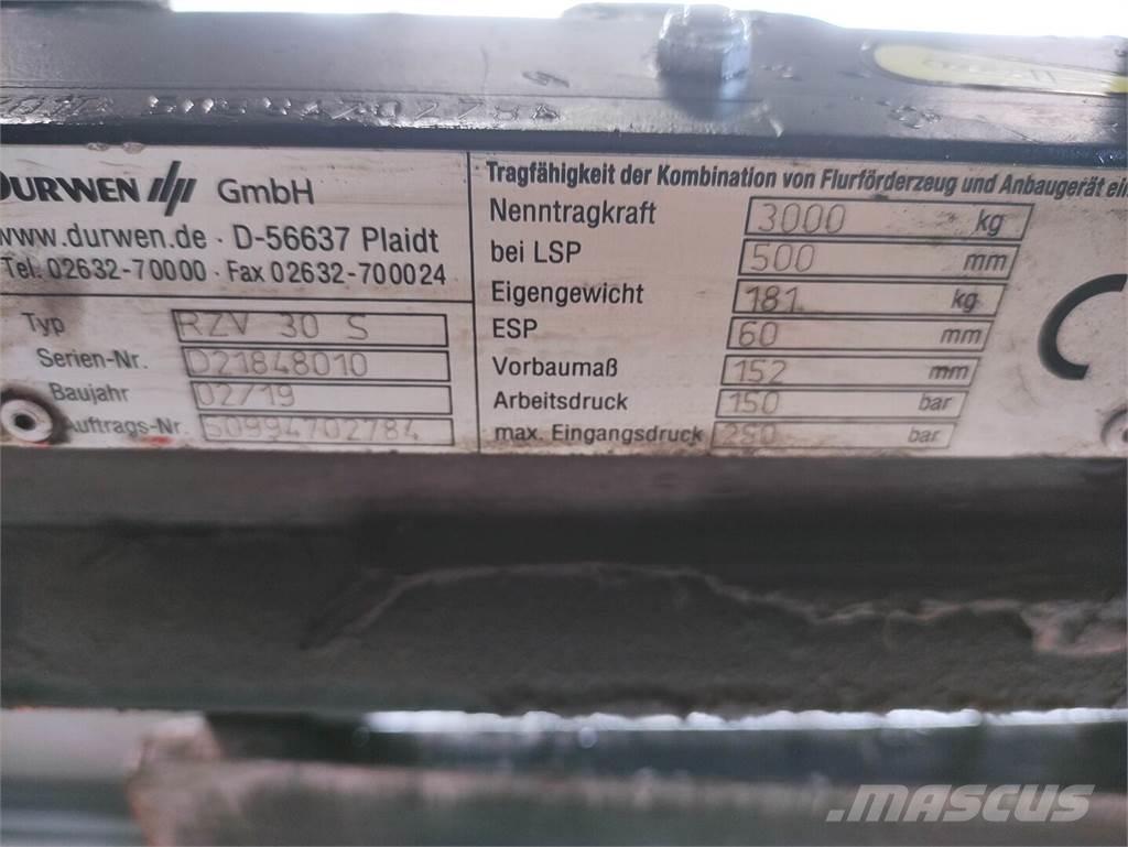 Durwen RZV 30S Magazynowanie - Inne