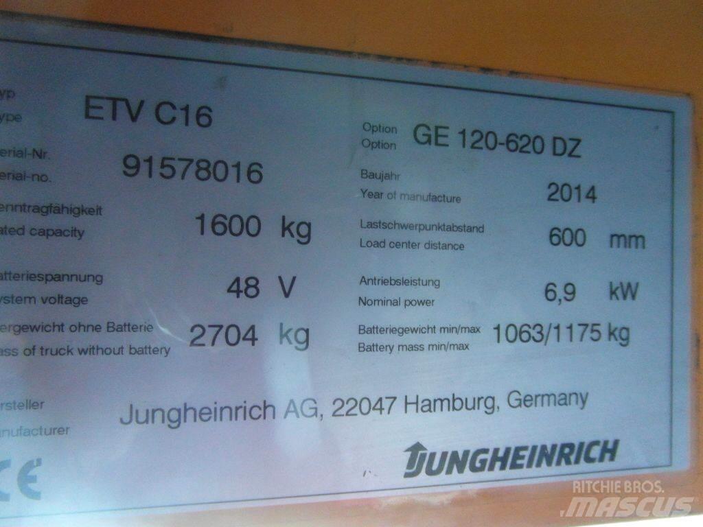 Jungheinrich ETVC16 Wózki widłowe wysokiego składowania