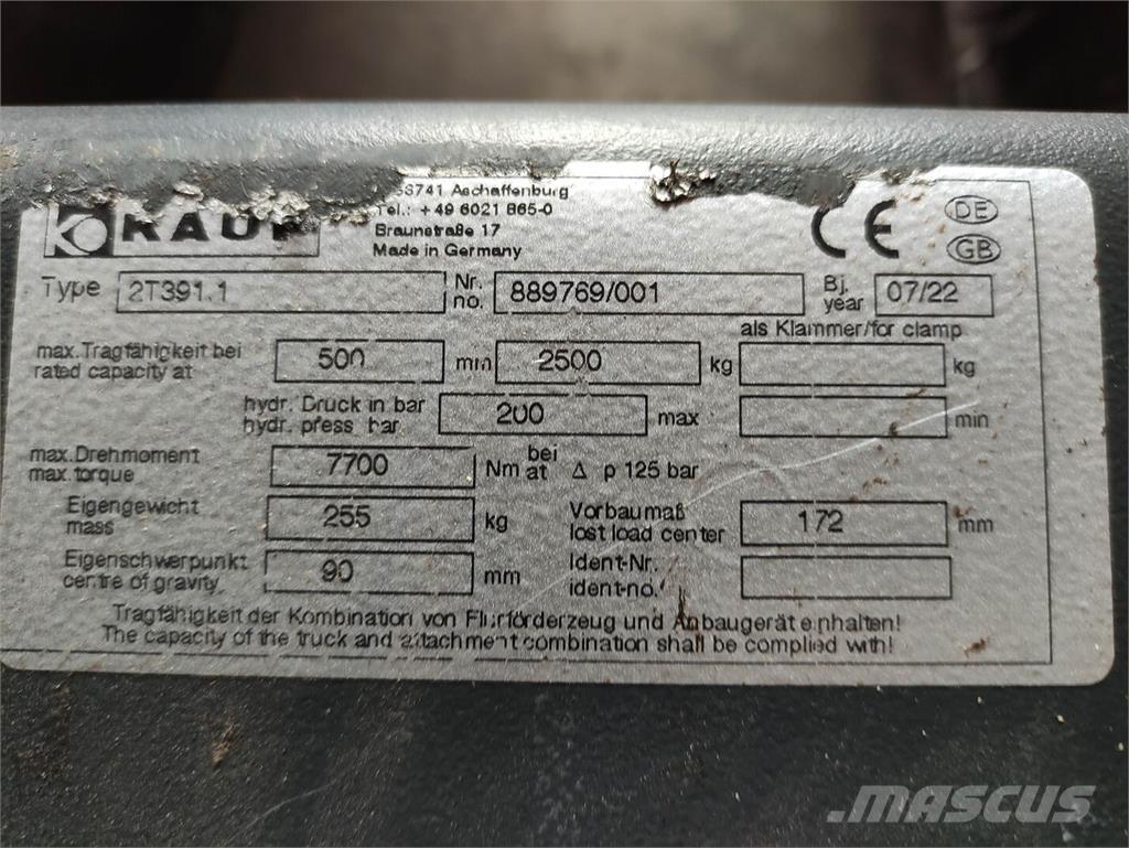 Kaup 2T391.1 Magazynowanie - Inne