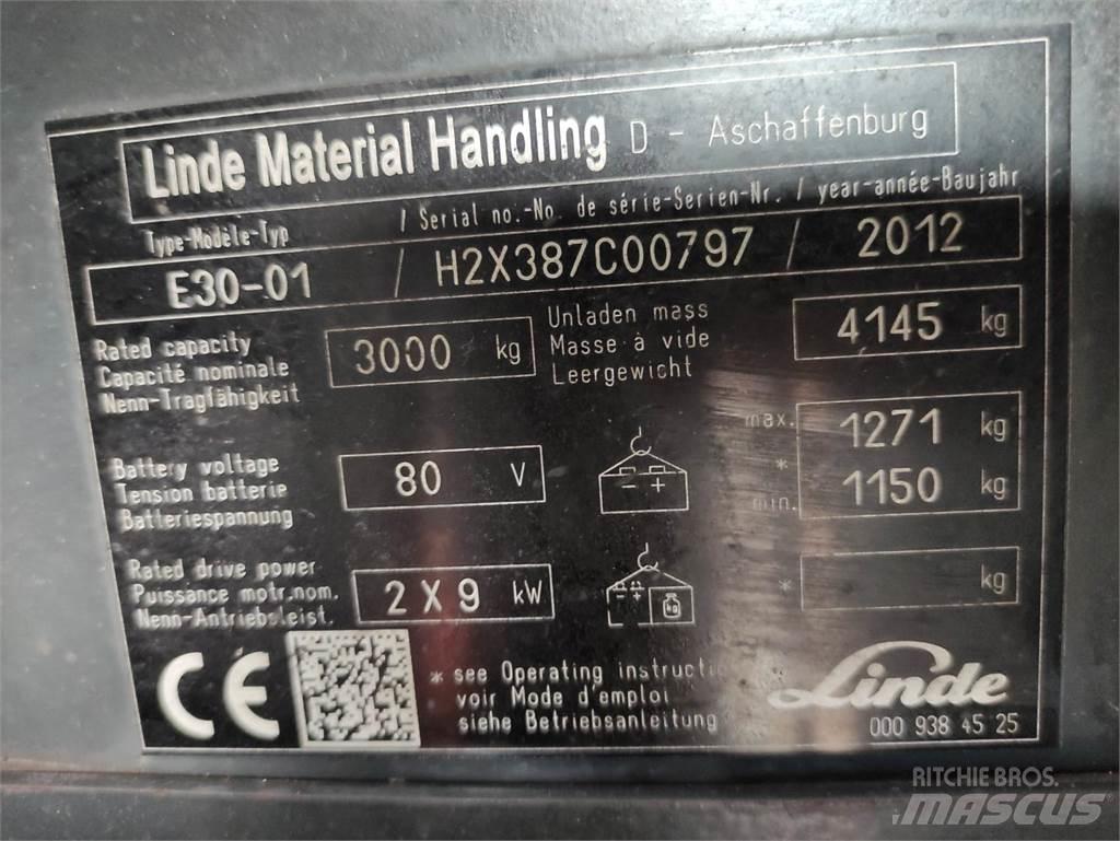 Linde E30-01-387 Wózki elektryczne