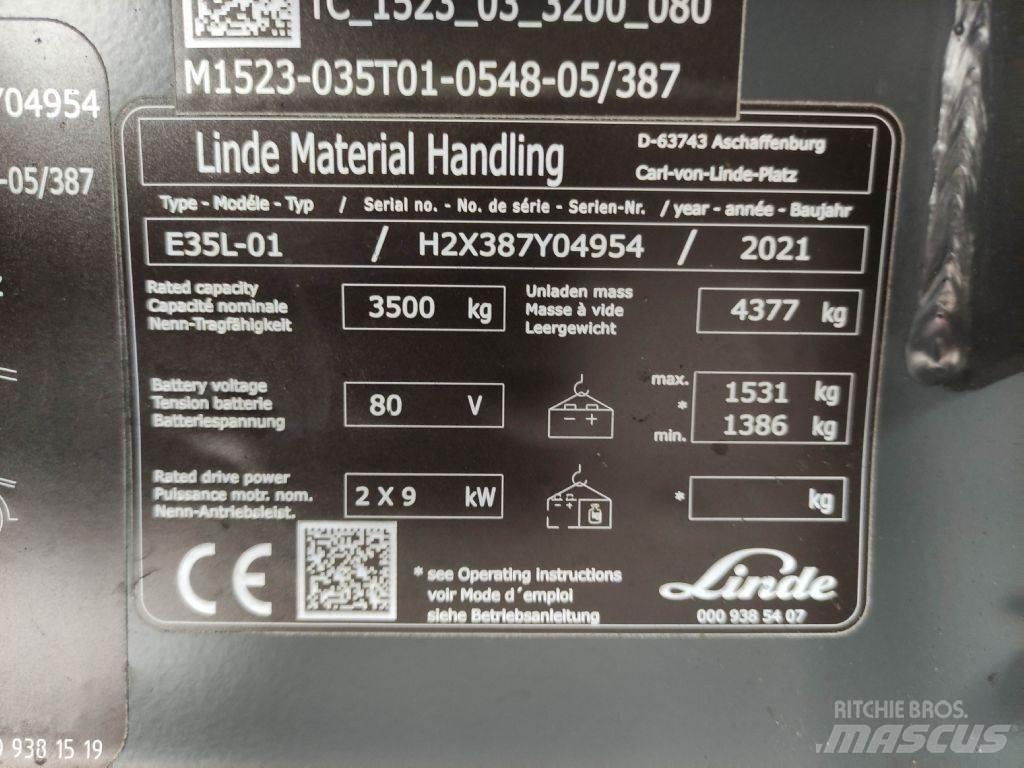 Linde E35L-01-387 Wózki elektryczne