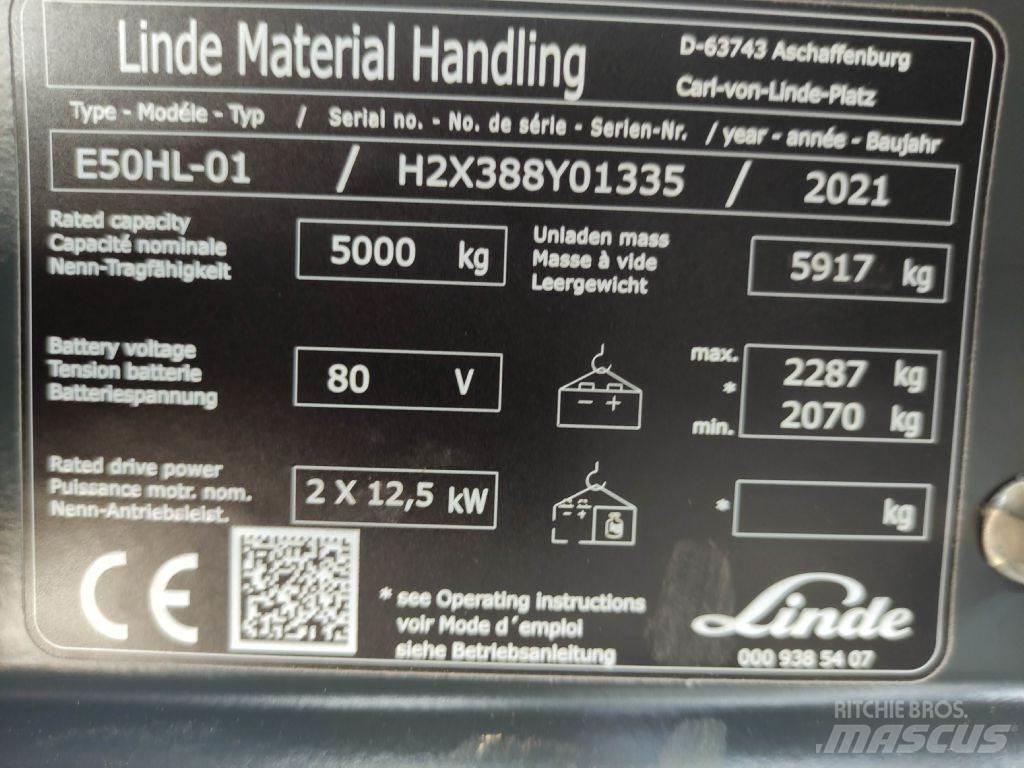 Linde E50HL-01-388 Wózki elektryczne