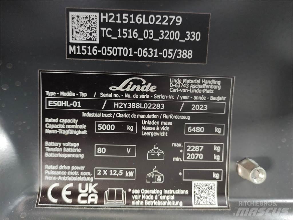 Linde E50HL-388 Wózki elektryczne