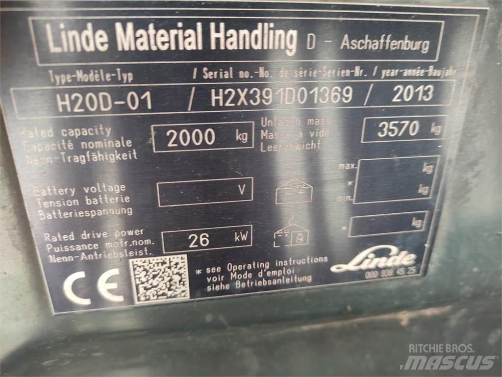 Linde H20D-01-391 Wózki Diesla