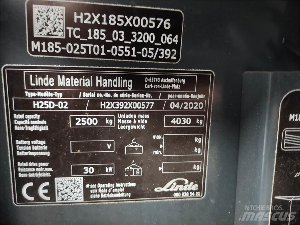 Linde H25D-02-392 EVO Wózki Diesla