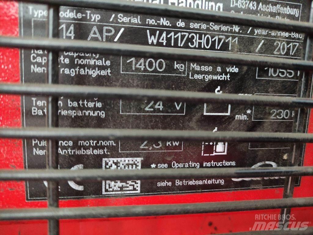 Linde L14APi Wózki widłowe unoszące z dyszlem
