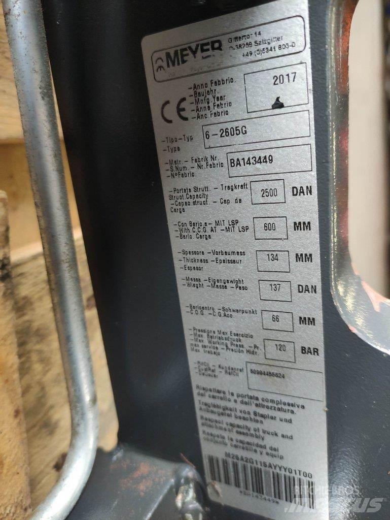 Meyer 6-2605G Magazynowanie - Inne