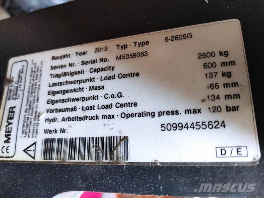Meyer 6-2605G Magazynowanie - Inne