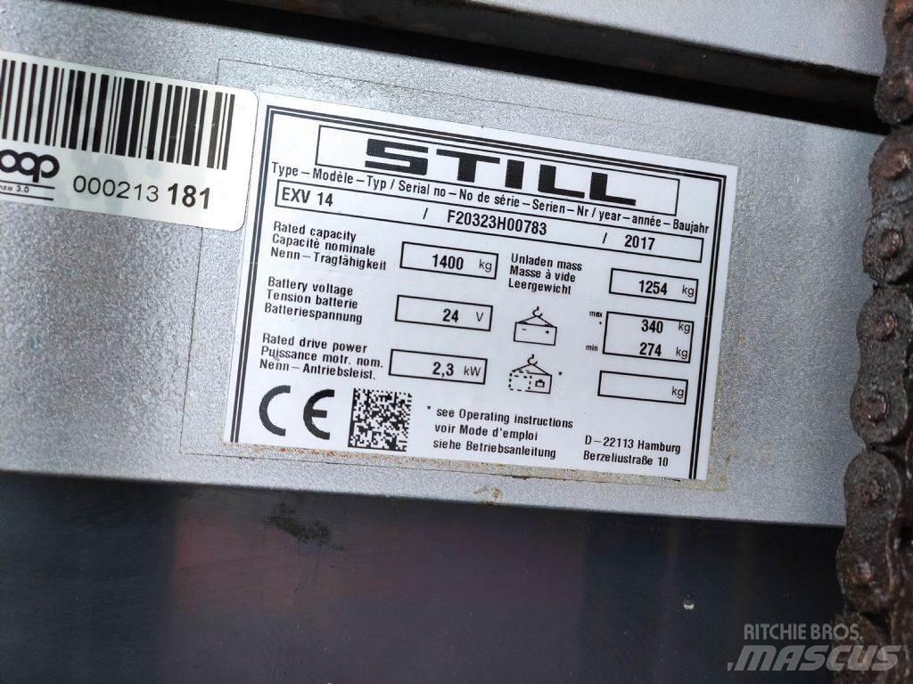 Still EXV 14 *Lack NEU* Wózki widłowe unoszące z dyszlem