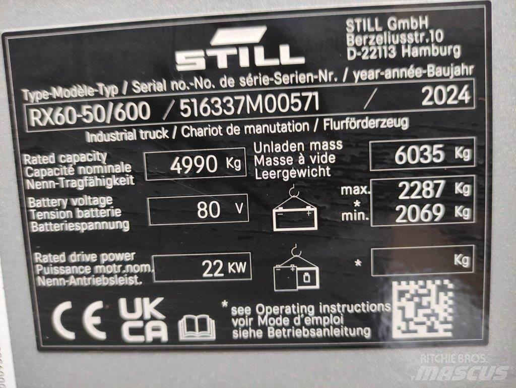 Still RX60-50/600 Wózki elektryczne