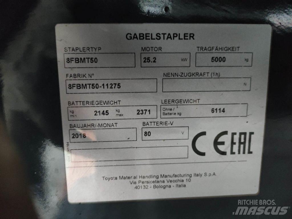 Toyota 8FBMT50 Wózki elektryczne