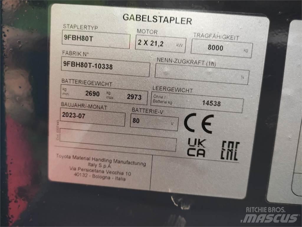 Toyota 9FBH80T900 Wózki elektryczne