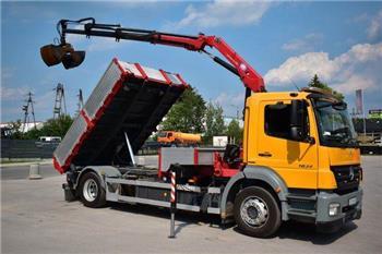 Mercedes-Benz AXOR 1824 4x2 HMF 975 Euro 5 Rotator Kipper KRAN