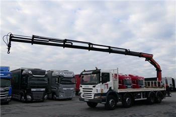 Scania P 380 / 8 X 4 / PLATFORMA - 7.5 M + HDS PALFINGE