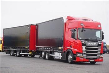 Scania R 450 / ACC / EURO 6 / ZESTAW PRZEJAZDOWY 120 M3