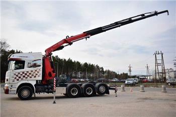 Scania R 480 8x4 FASSI 455 EURO 5 KRAN cran .