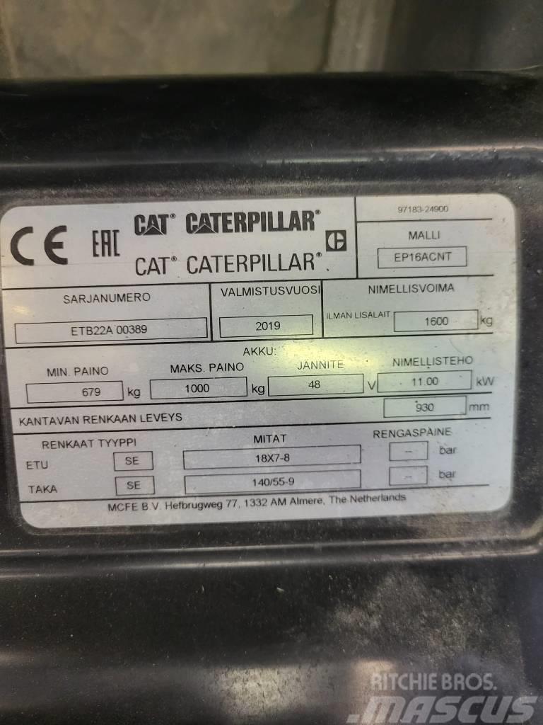 CAT EP16 ACNT " Lappeenrannassa" Wózki elektryczne