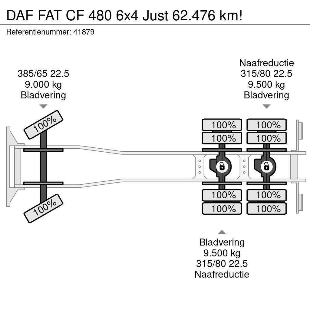 DAF FAT CF 480 6x4 Just 62.476 km! Hakowce