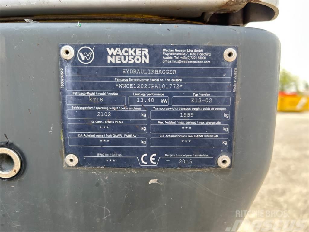 Wacker Neuson ET 18 VDS Minikoparki