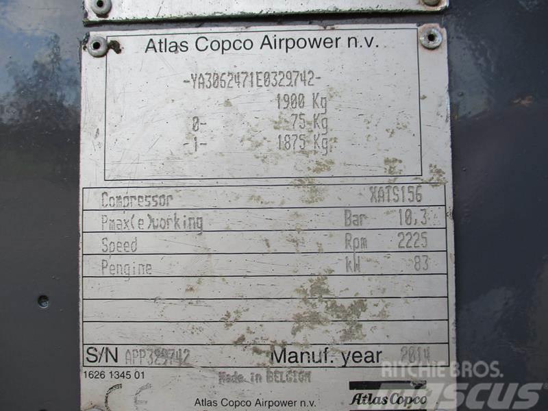 Atlas Copco XATS 156 DD - N Kompresory