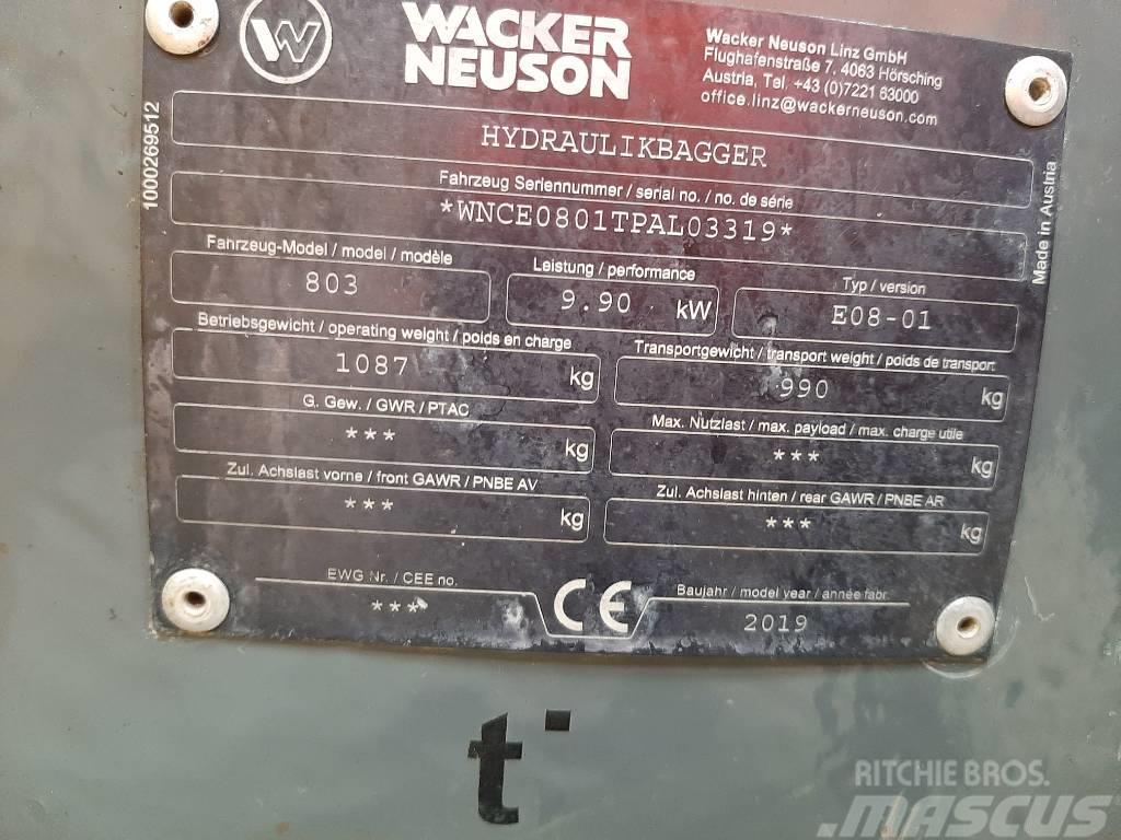 Wacker Neuson 803 Minikoparki