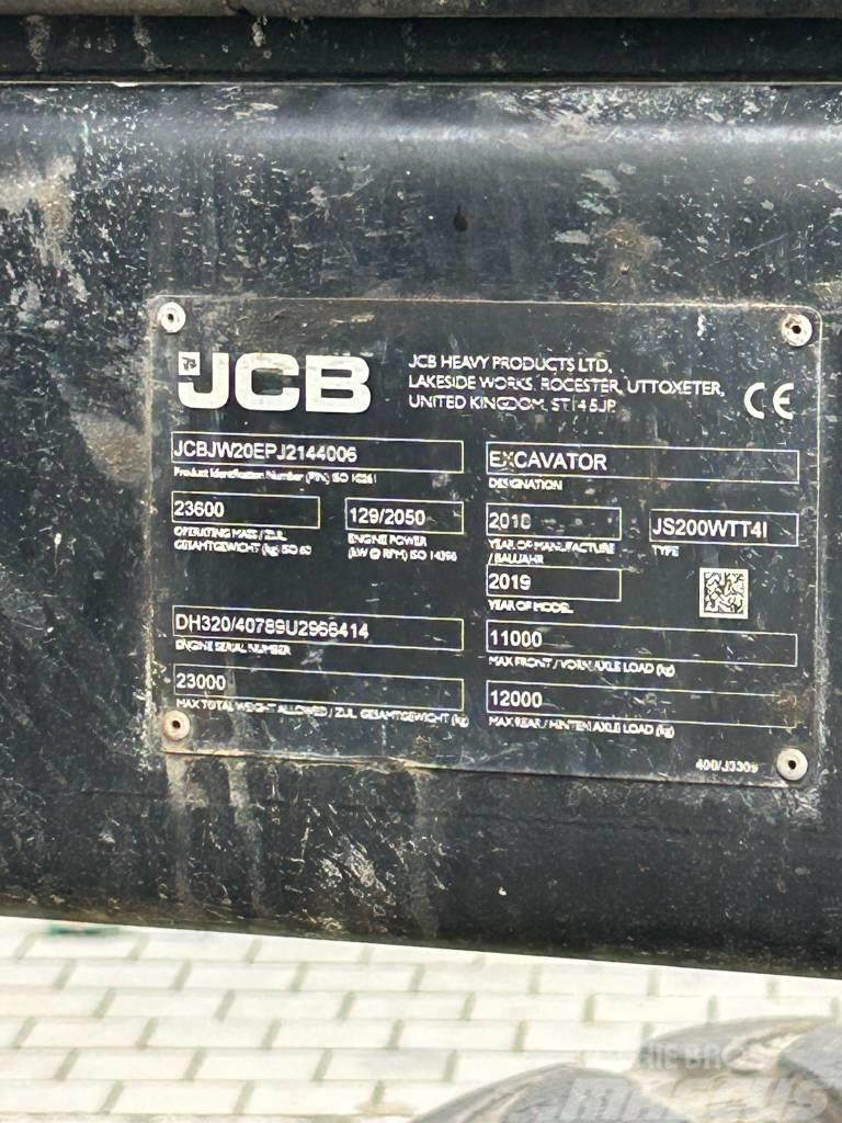 JCB JS 200 W Koparki kołowe