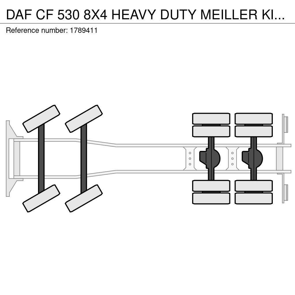 DAF CF 530 8X4 HEAVY DUTY MEILLER KIPPER/TIPPER EX DEM Wywrotki
