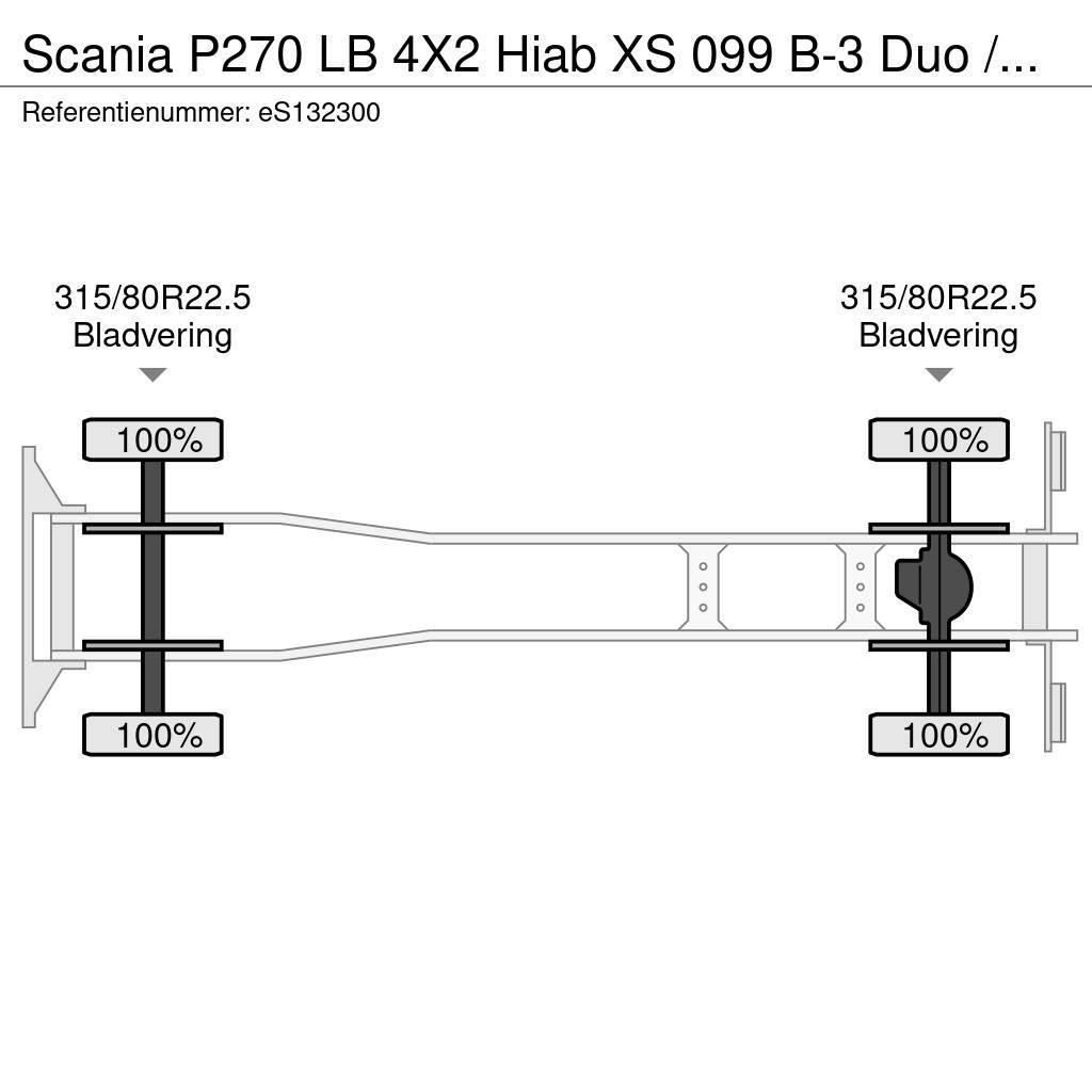 Scania P270 LB 4X2 Hiab XS 099 B-3 Duo / NEW/UNUSED Żurawie szosowo-terenowe