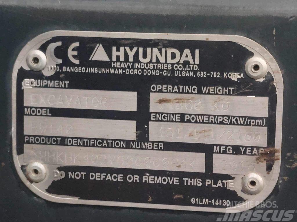 Hyundai HW140 Koparki kołowe
