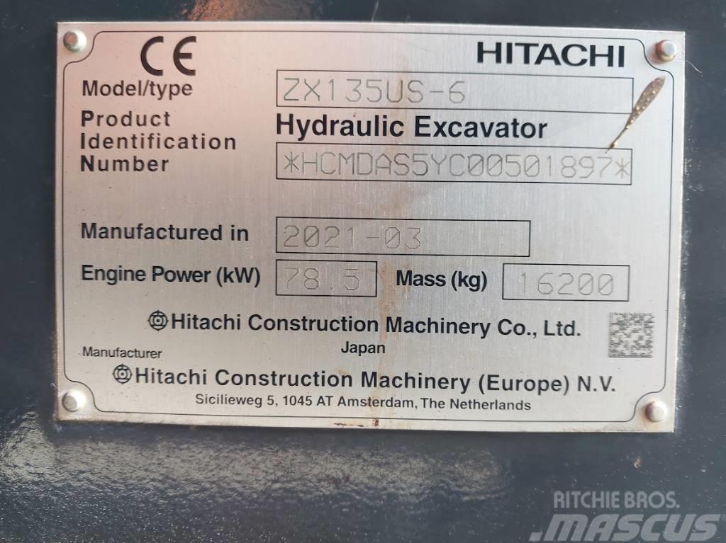 Hitachi ZX 135 US-6 Koparki gąsienicowe