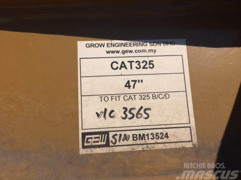 CAT 325B / 325C / 325D 47 inch HDbucket Łyżki do ładowarek