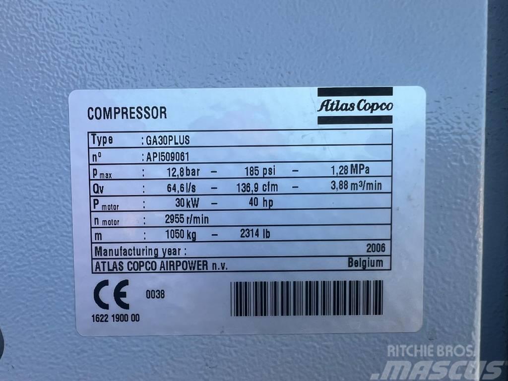 Atlas Copco Compressor, Kompressor GA 30+ FF Kompresory