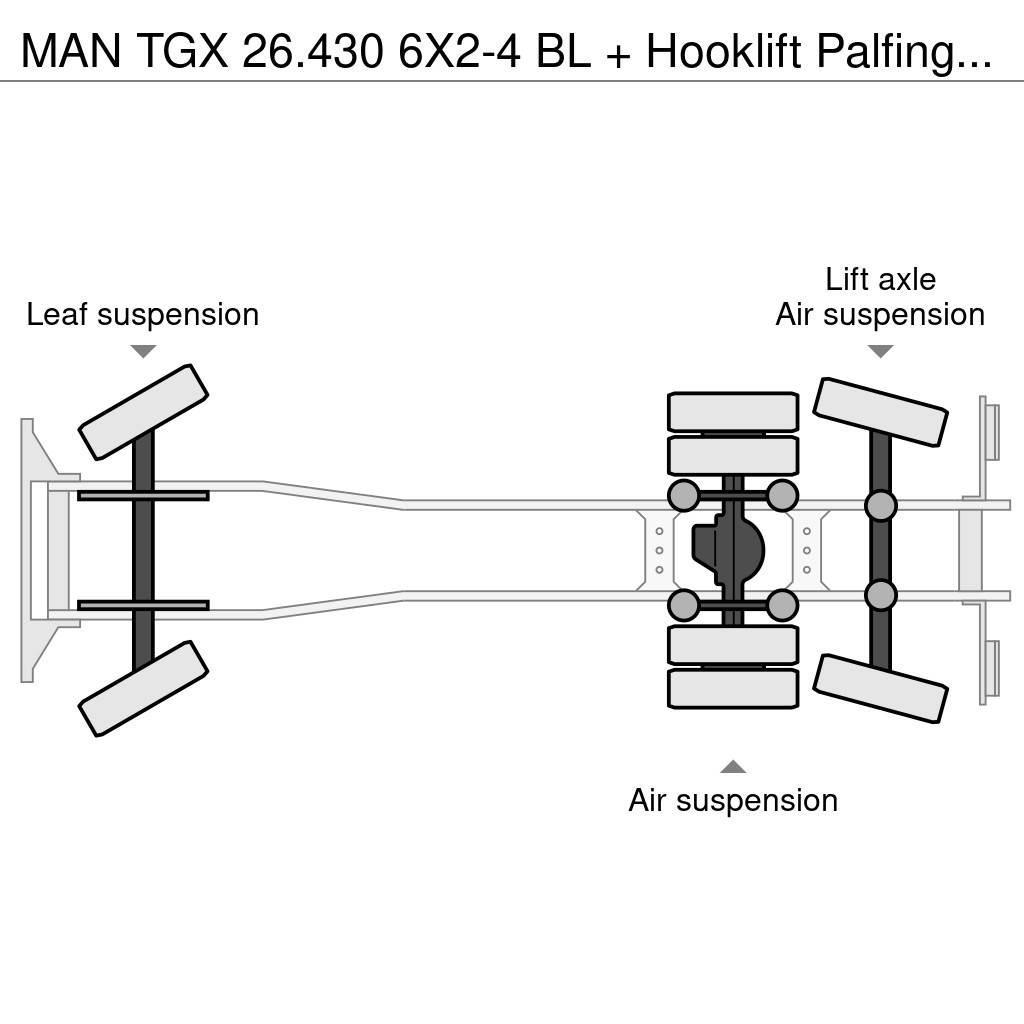 MAN TGX 26.430 6X2-4 BL + Hooklift Palfinger (PHT20SLD Hakowce