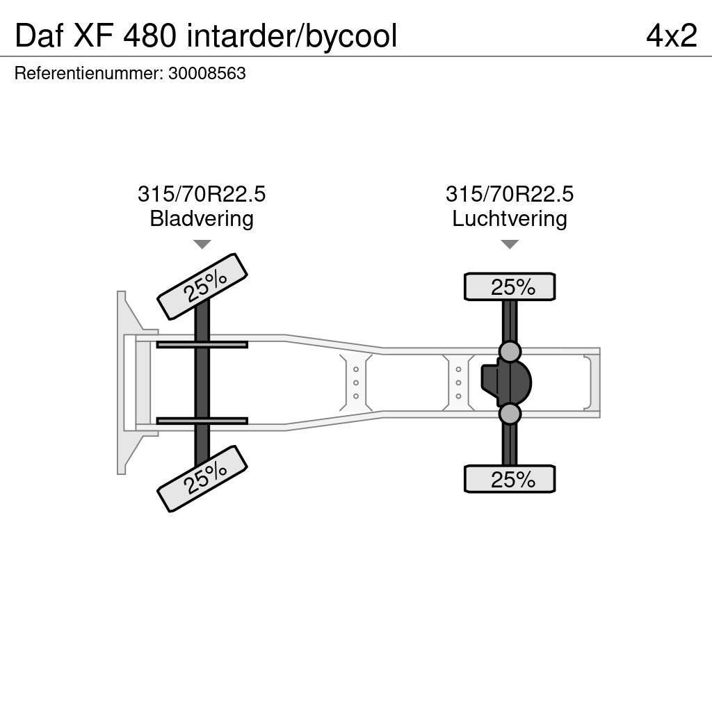 DAF XF 480 intarder/bycool Ciągniki siodłowe