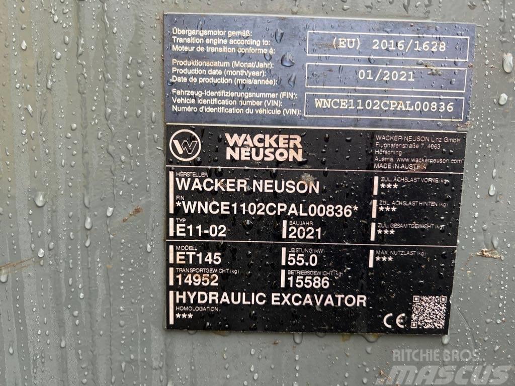 Wacker Neuson ET145 Koparki gąsienicowe
