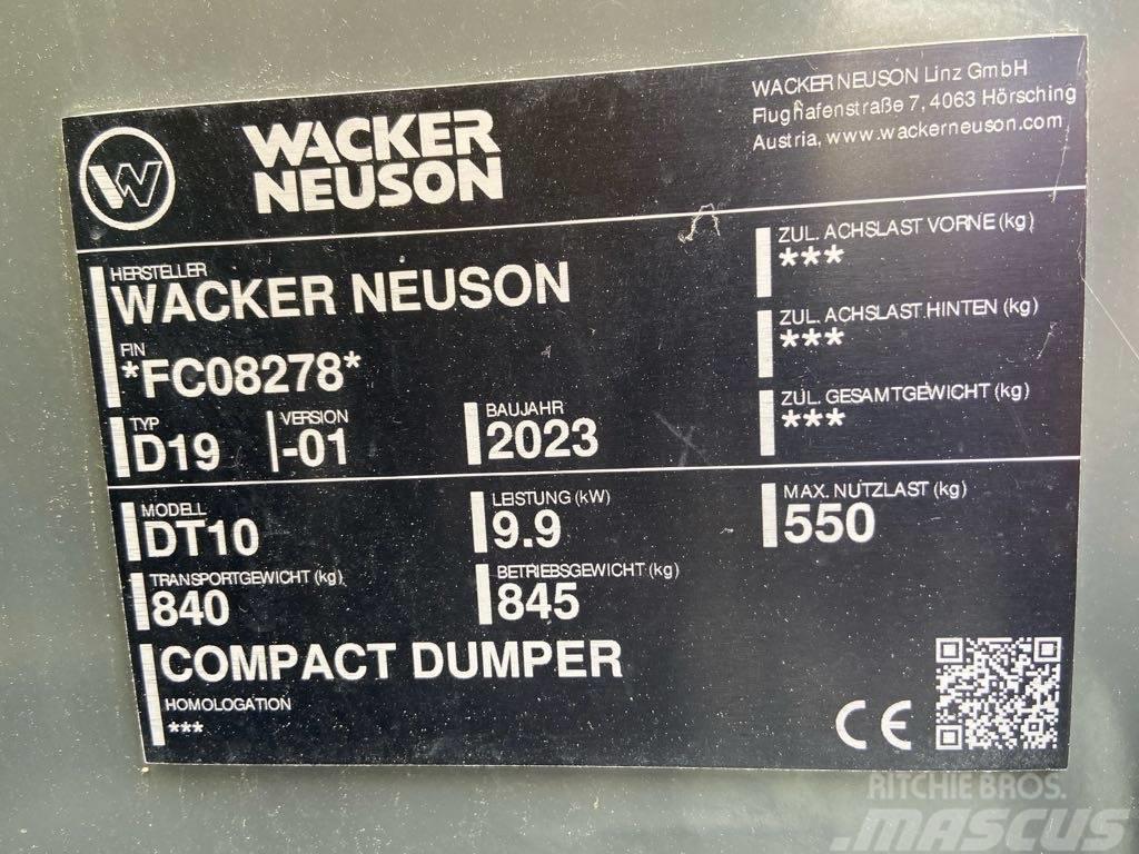 Wacker Neuson DT10 Wozidła gąsienicowe