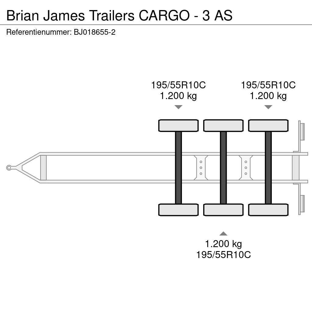 Brian James Trailers CARGO - 3 AS Przyczepy do transportu samochodów