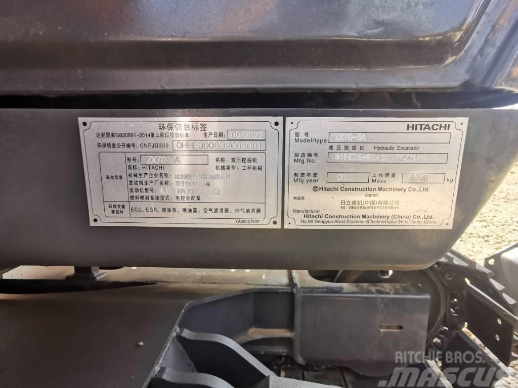 Hitachi ZX 70 Minikoparki