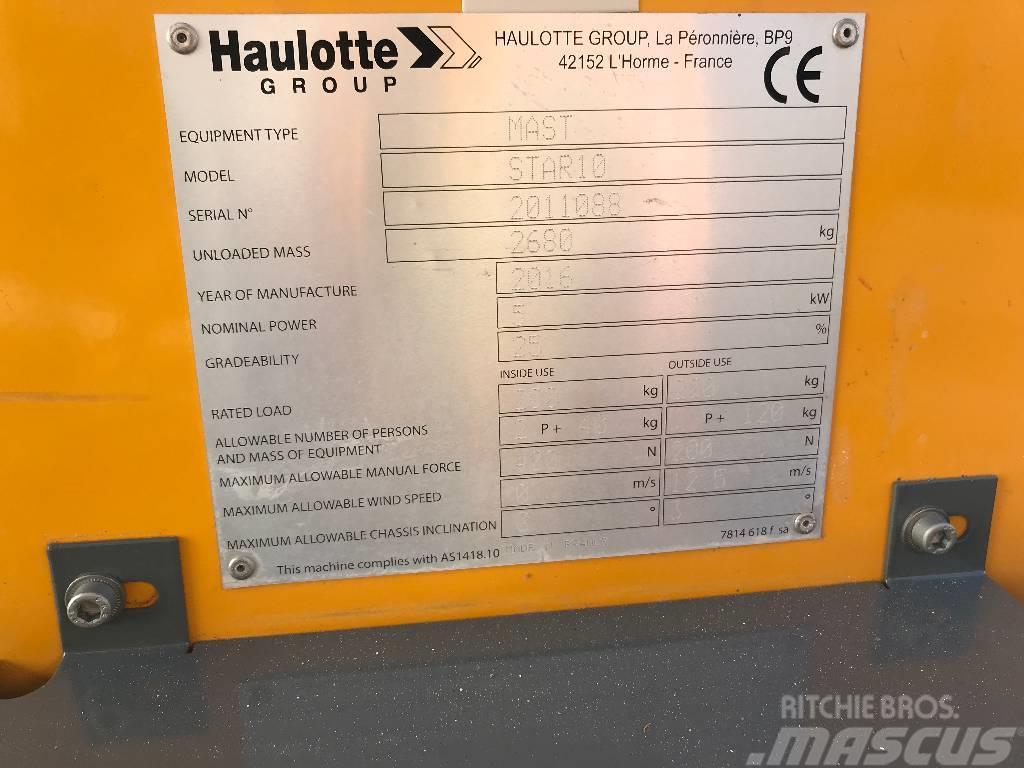 HAULOTTE STAR 10 - NEW BATTERIES Podnośniki masztowe