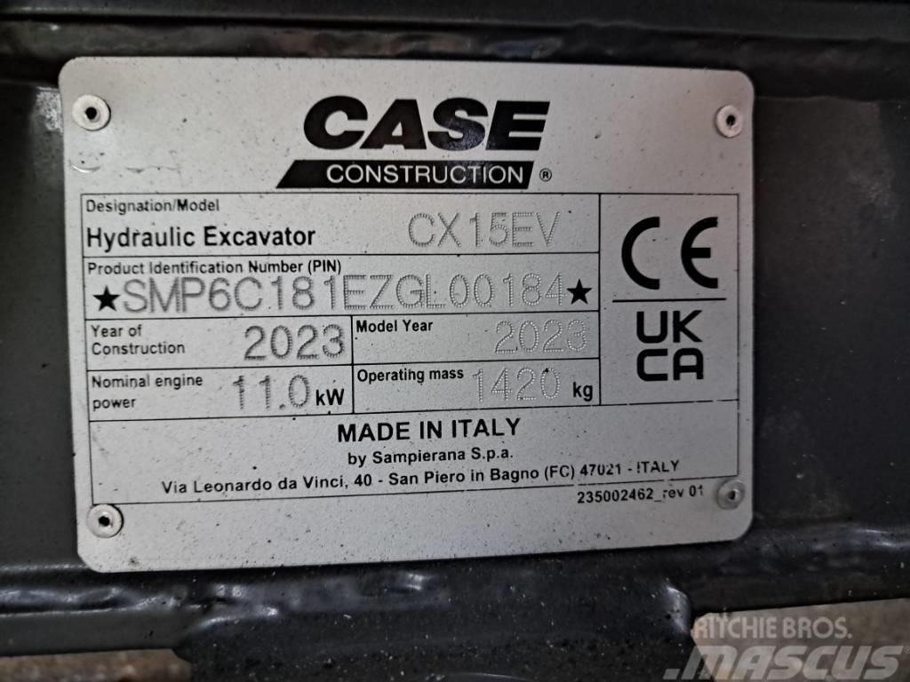CASE CX15EV Minikoparki