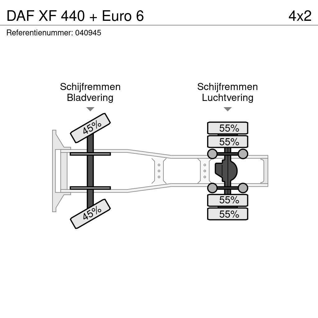 DAF XF 440 + Euro 6 Ciągniki siodłowe