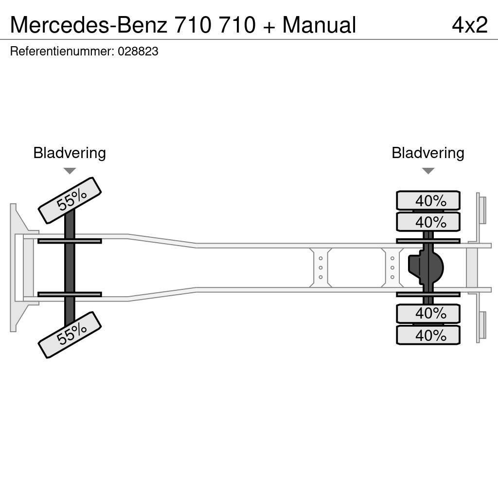 Mercedes-Benz 710 710 + Manual Samochody ciężarowe ze skrzynią zamkniętą