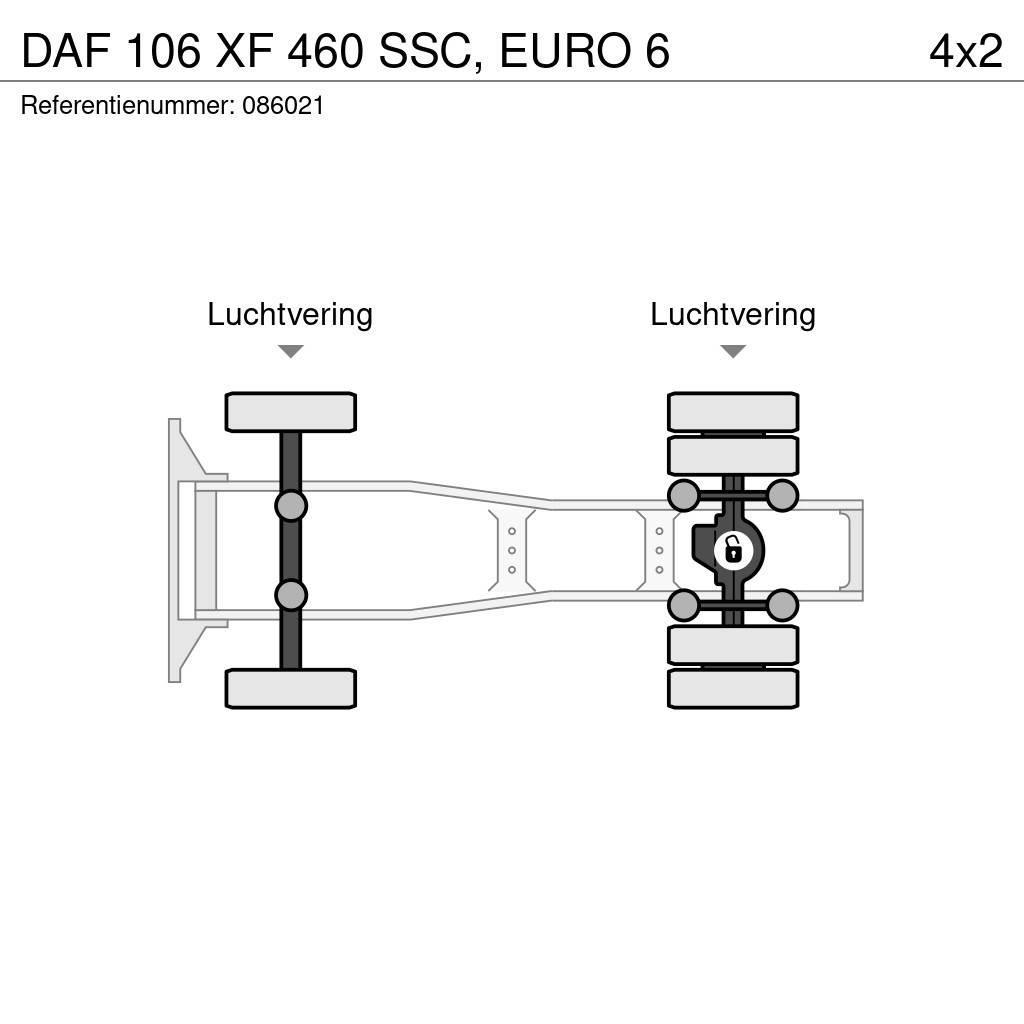 DAF 106 XF 460 SSC, EURO 6 Ciągniki siodłowe