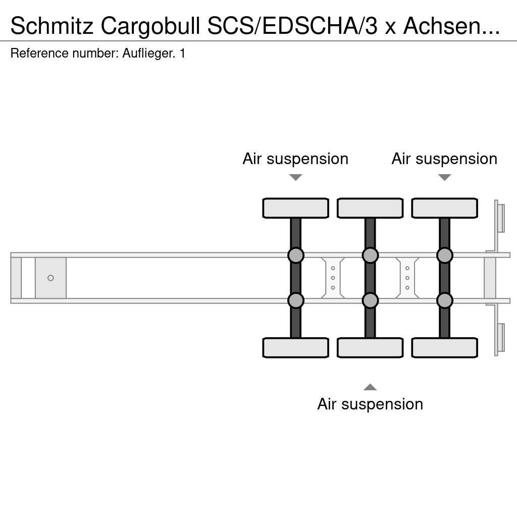 Schmitz Cargobull SCS/EDSCHA/3 x Achsen/Coli Naczepy firanki