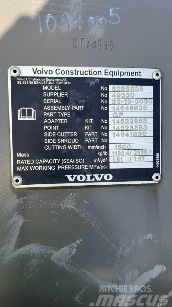 Volvo EC Łyżki do ładowarek