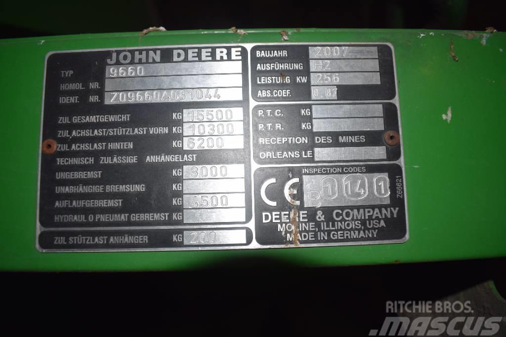 John Deere WTS 9660 i 4WD Kombajny zbożowe