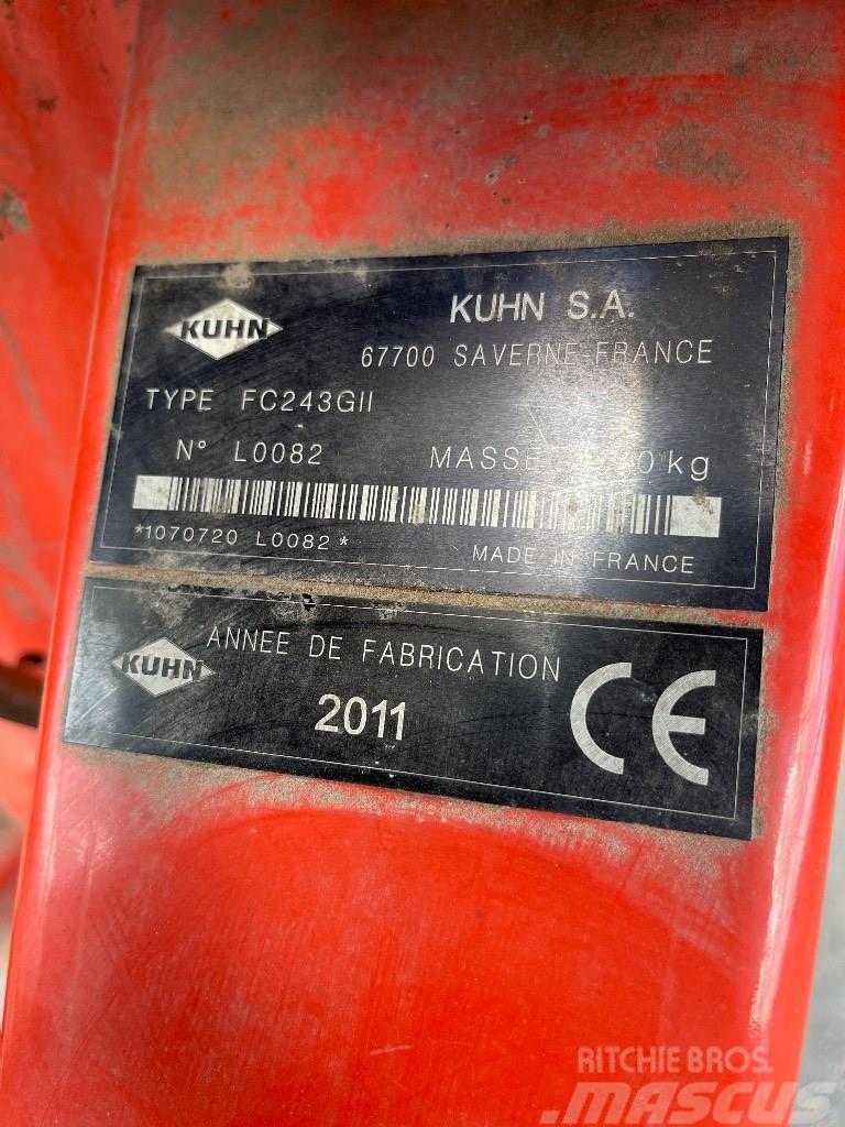 Kuhn FC 243 G II Kosiarki ze wstępną obróbka paszy