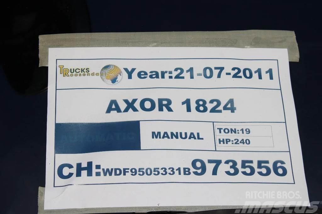 Mercedes-Benz Axor 1824 + EURO 5 Samochody ciężarowe ze skrzynią zamkniętą