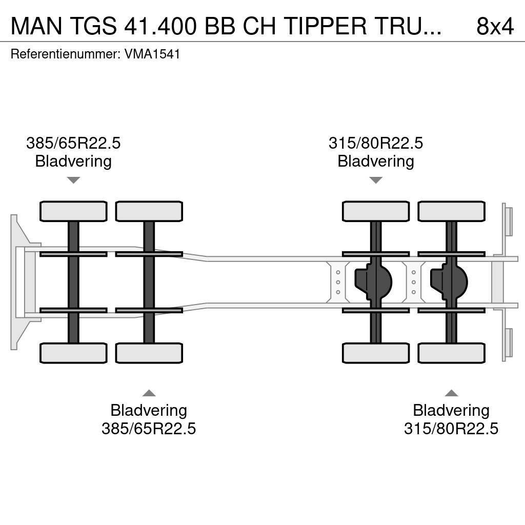 MAN TGS 41.400 BB CH TIPPER TRUCK (6 units) Wywrotki