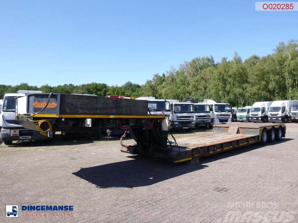 Nooteboom 3-axle lowbed trailer 33 t / extendable 8.5 m Naczepy niskopodłogowe